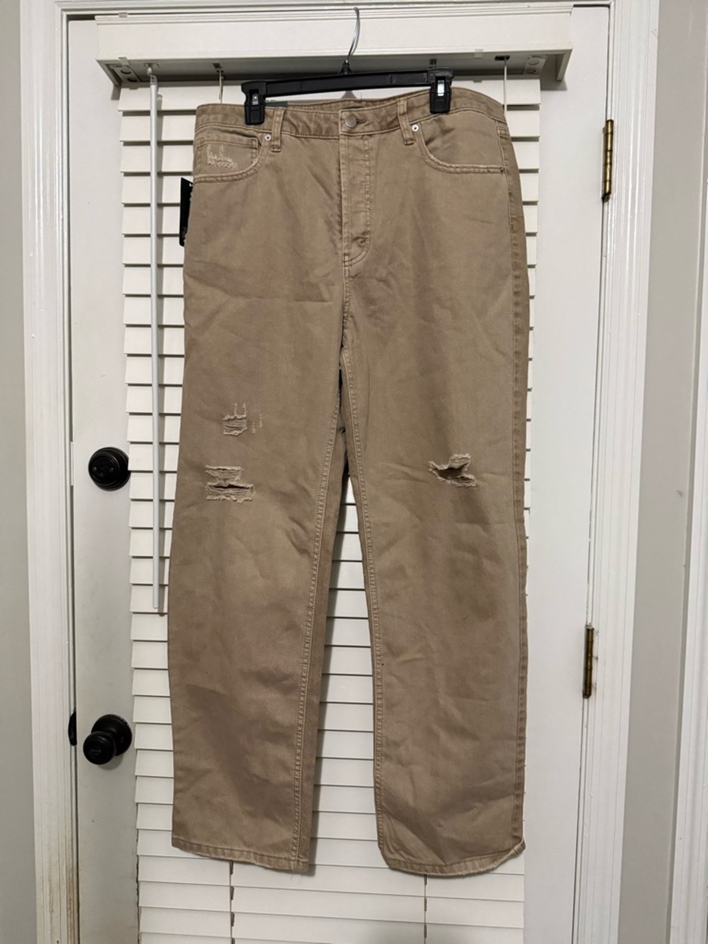 wild fable women’s Khaki Relaxed Easy Rigid Jeans